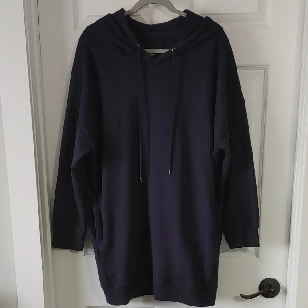 Oversized Hoodie Tunic Style Women's 1XL Casual Plus Size Soft & Comfy Like New